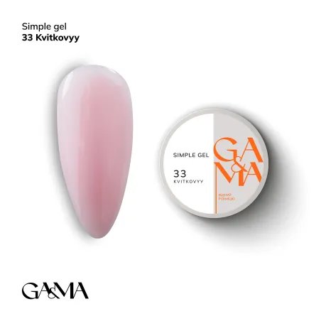 Simple Gel 33 Kvitkovyy