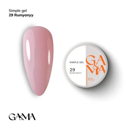 Simple gel 029 Rumyanyy