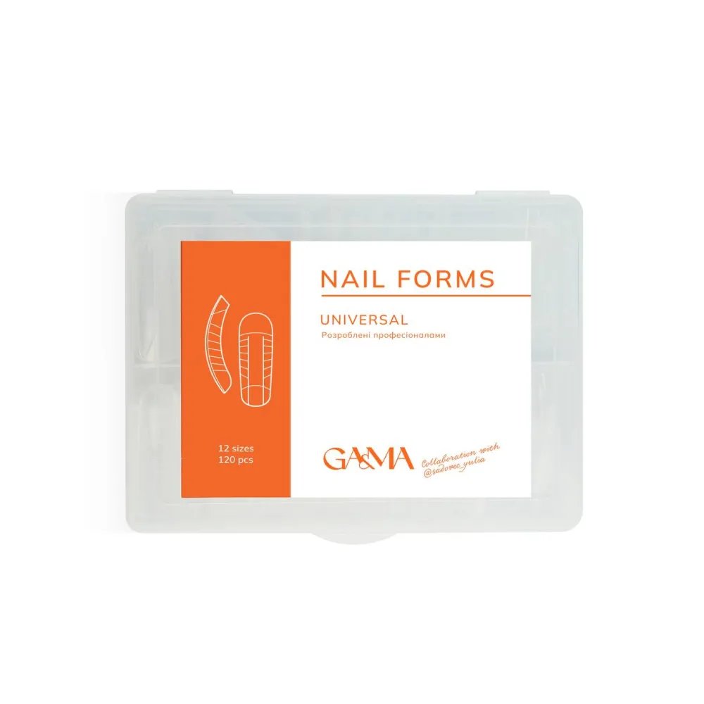 GA&MA viršūtinės formelės Universal / Nail forms Universal