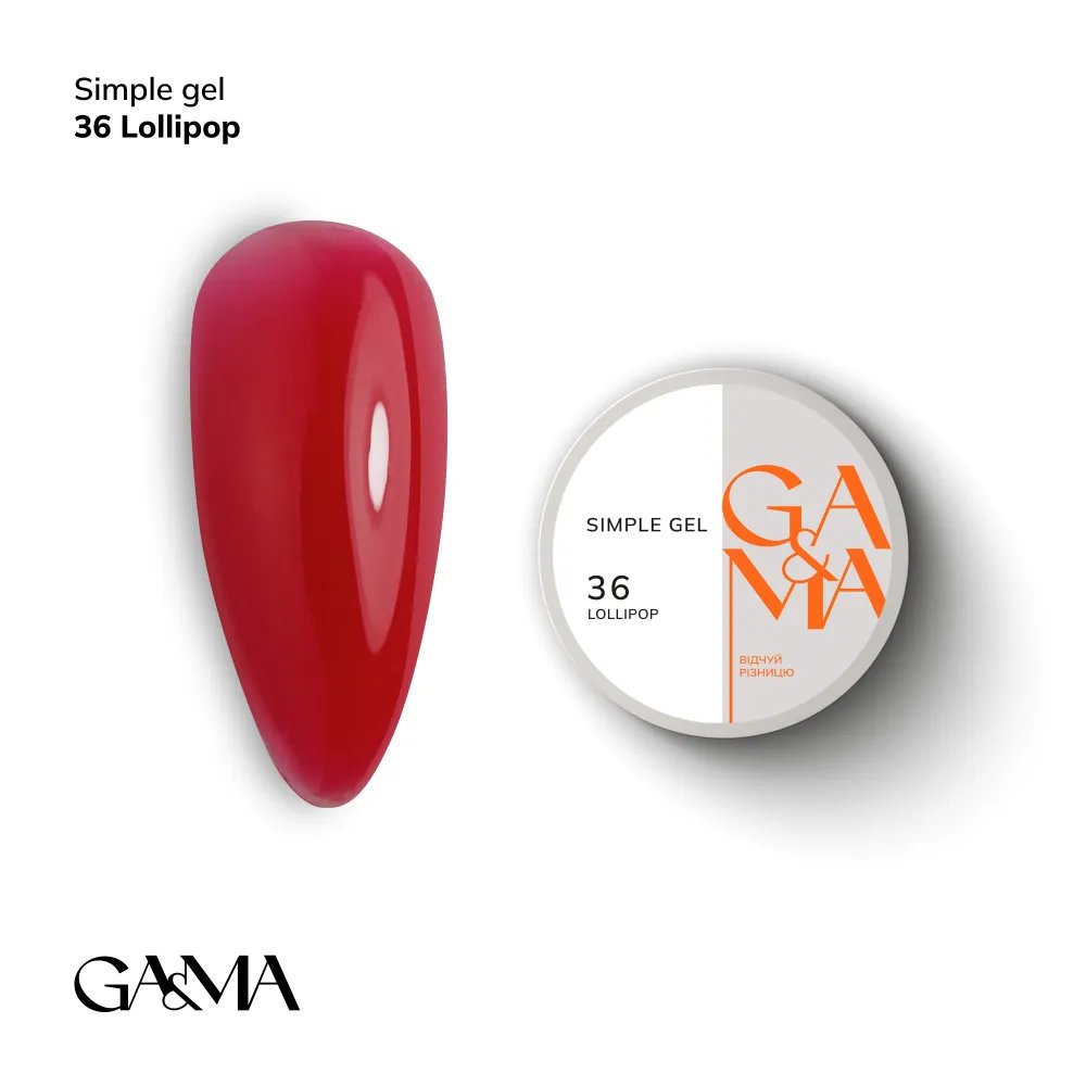 Simple gel 036 Lollipop