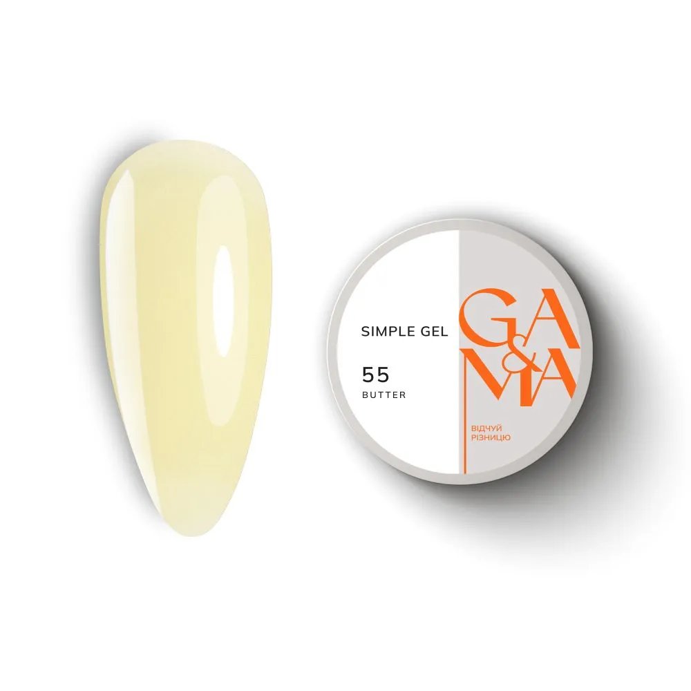 Simple gel 55 Butter