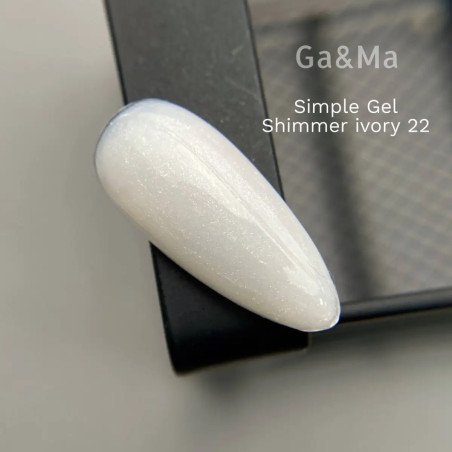 Simple gel 022 Shimmer ivory